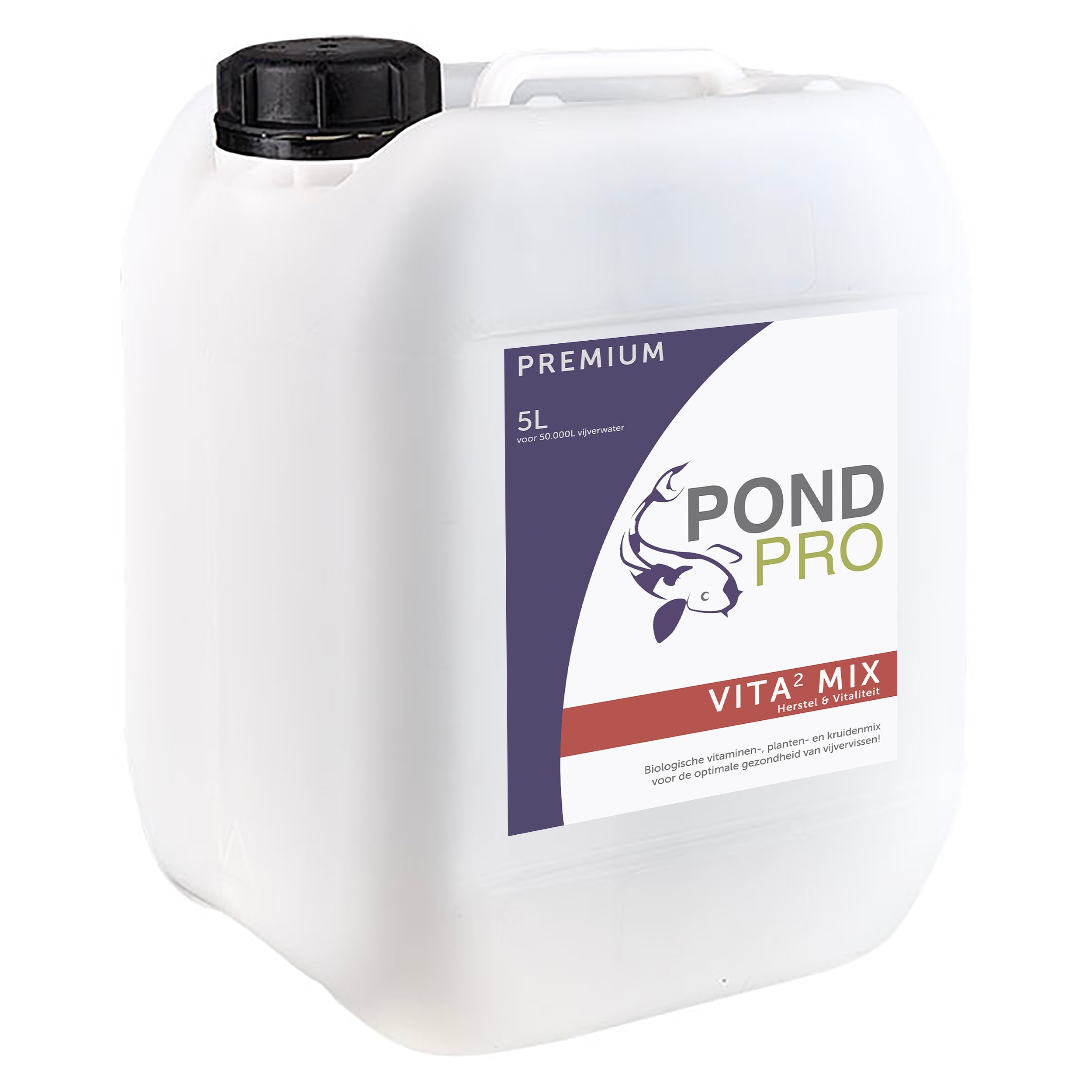 Pond Pro Premium Vita² Mix 5L - Koi Gezondheid & Kleur Versterker, Waterkwaliteit Booster afbeelding