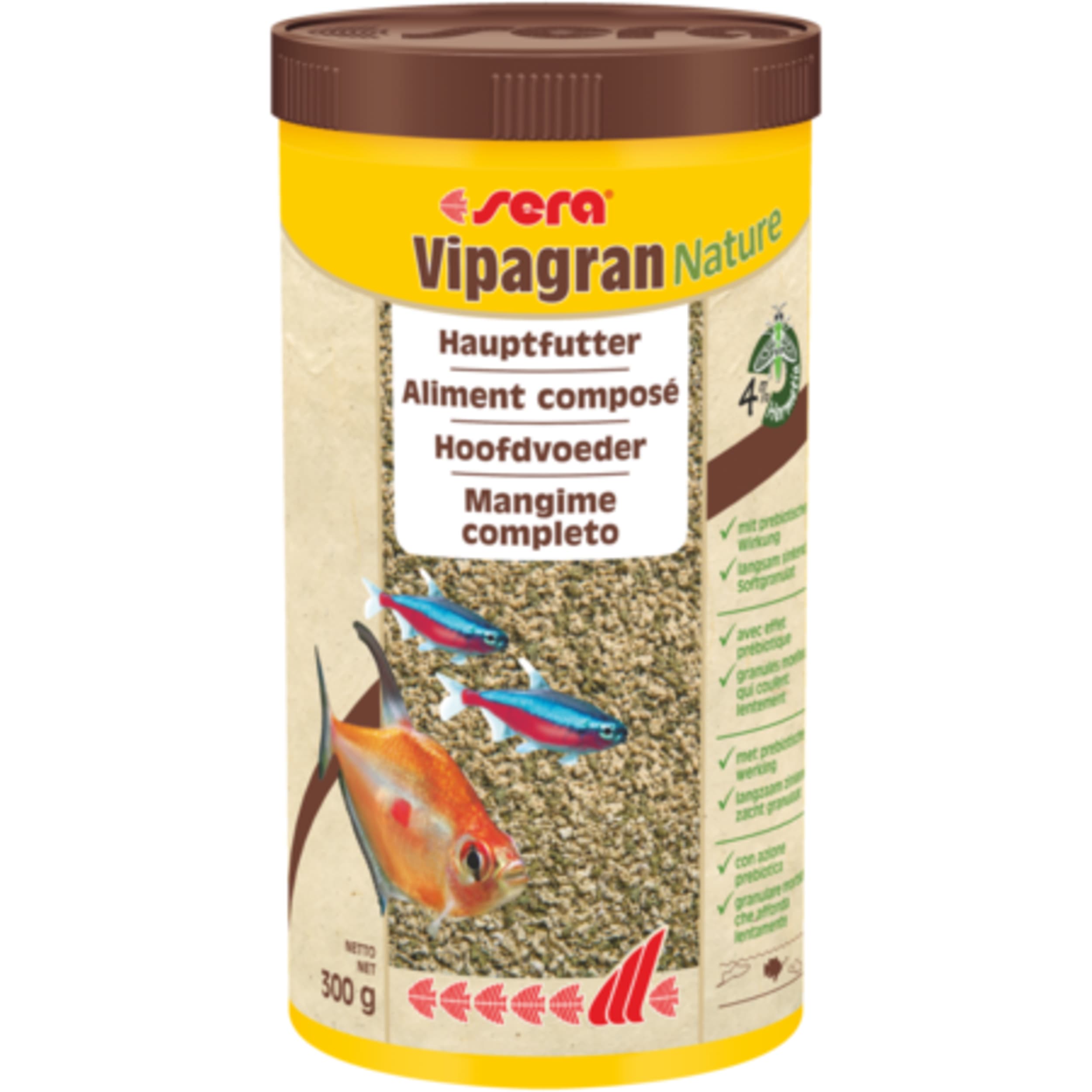 Sera Vipagran Nature - Voedzaam Visvoer 1000ml (300g) Zonder Conserveermiddelen afbeelding