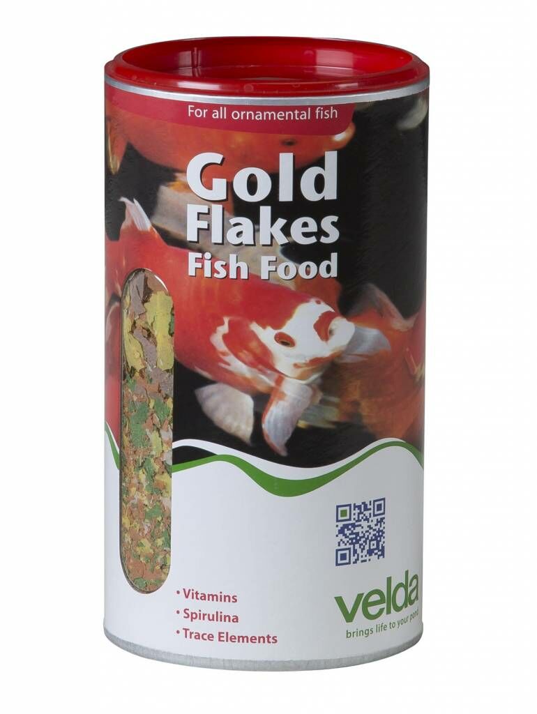 Velda Gold Flakes Fish Food 1250 Ml / 100 gram